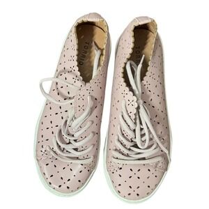 Torrid Blush Pink Cutout Sneakers Women's‎ Size 7.5 Wide Width